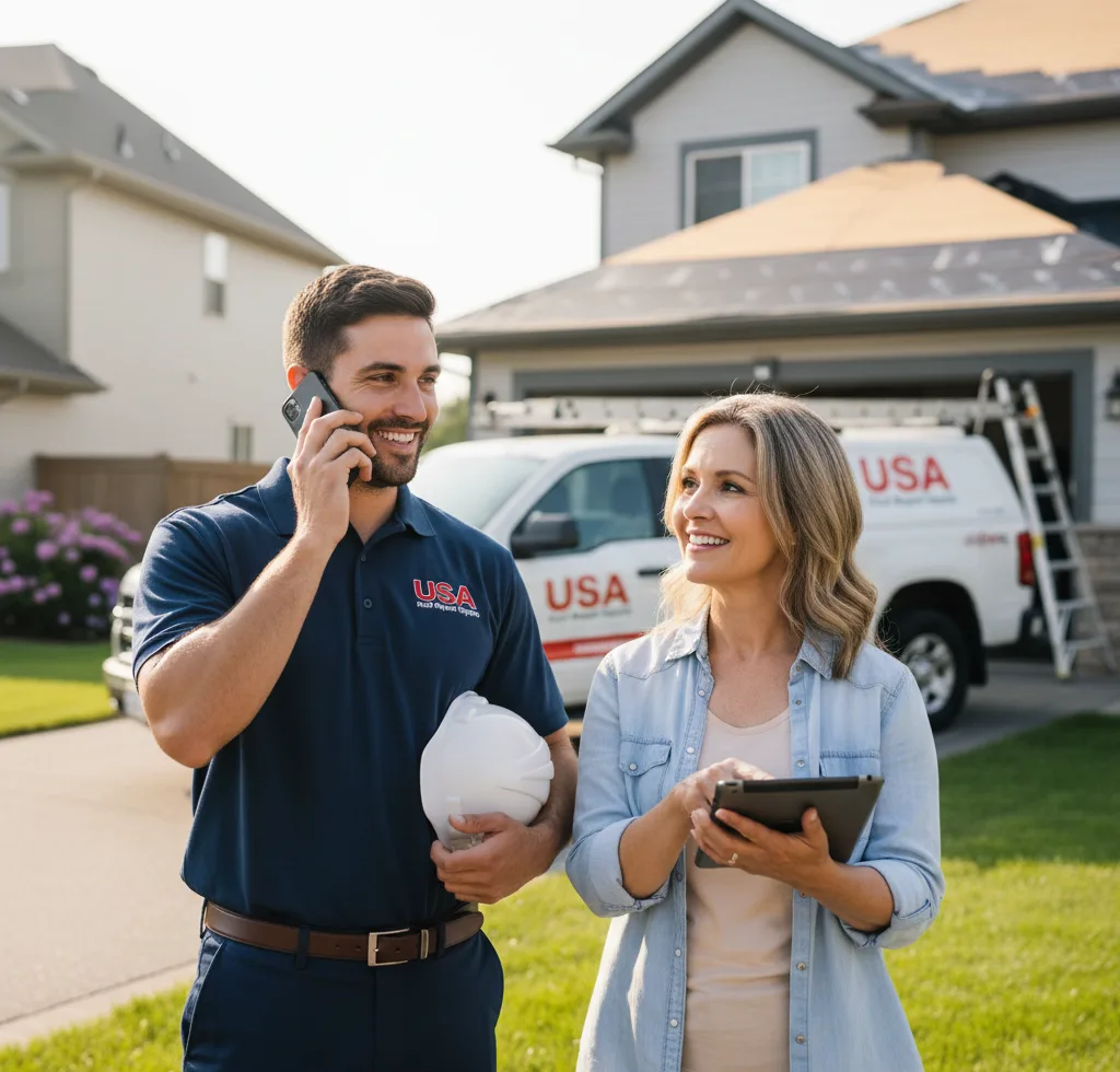 USA Roof Repair Experts customer support in Creston